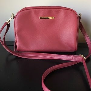 Red purse - three pockets